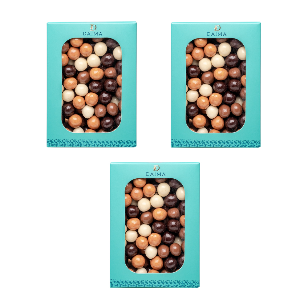 Picture of Pre Packed Dragee Hazelnut Assorted 3Pcs